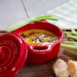 Creme Brulée salata con parmigiano e finocchi Creme Brulée salata con parmigiano e finocchi