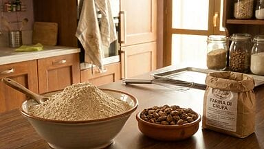 farina di chufa e tubero