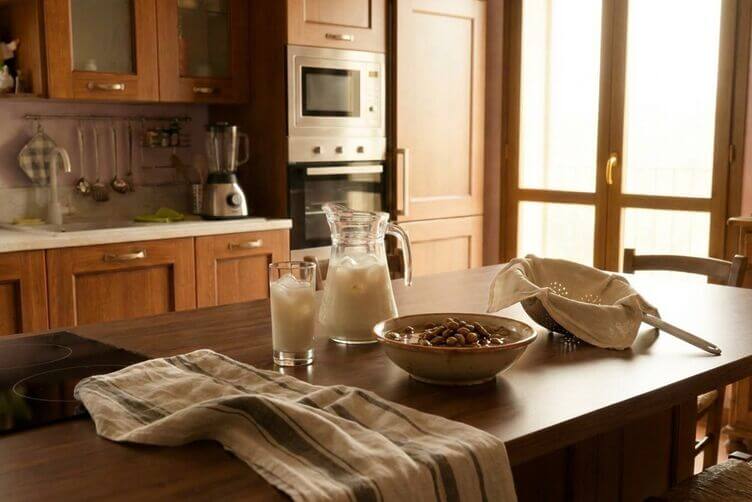 horchata con farina di chufa horchata con farina di chufa