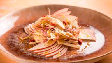 insalata di carciofi e mele