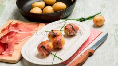 Patatine novelle allo speck