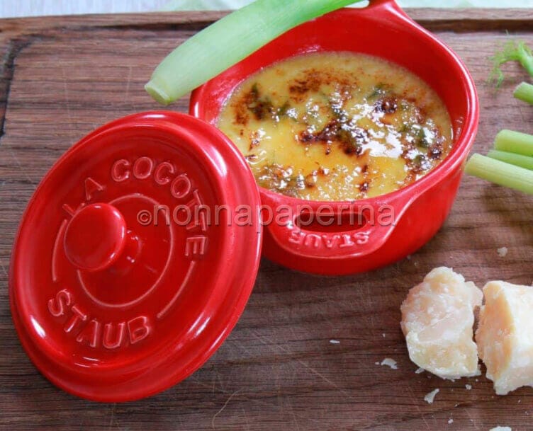 Creme Brulee al parmigiano