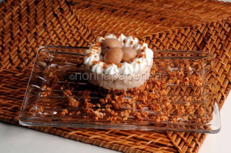 mousse di castagne