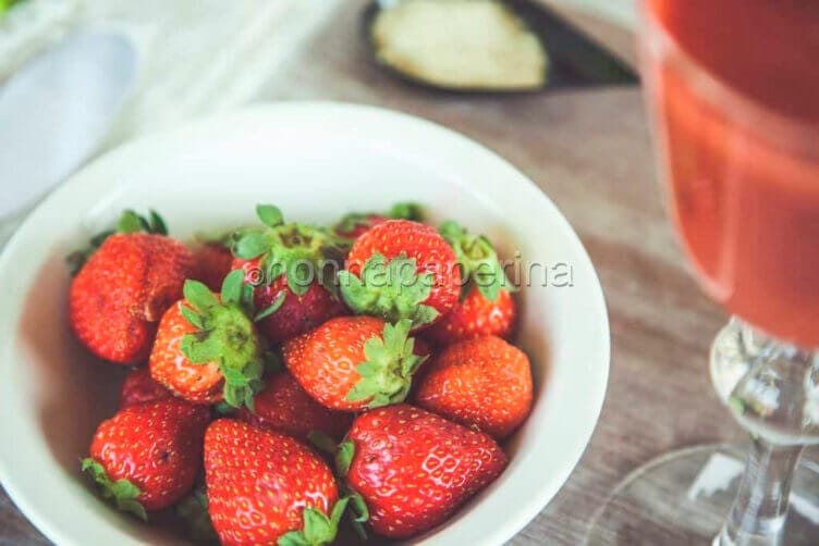 Smoothie con fragole e menta