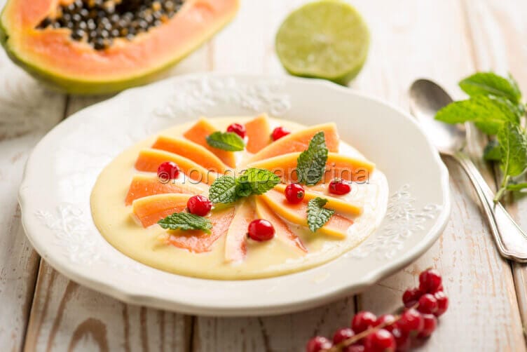 Il Limequat è un frutto che puoi coltivare anche a casa Papaya con crema di limequat