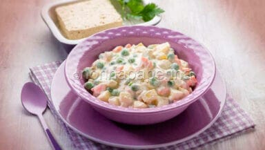 Insalata russa di tofu