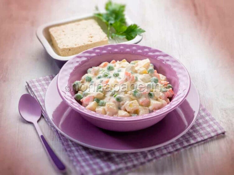 Insalata russa di tofu