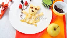 Orso di mele, una merenda simpaticissima