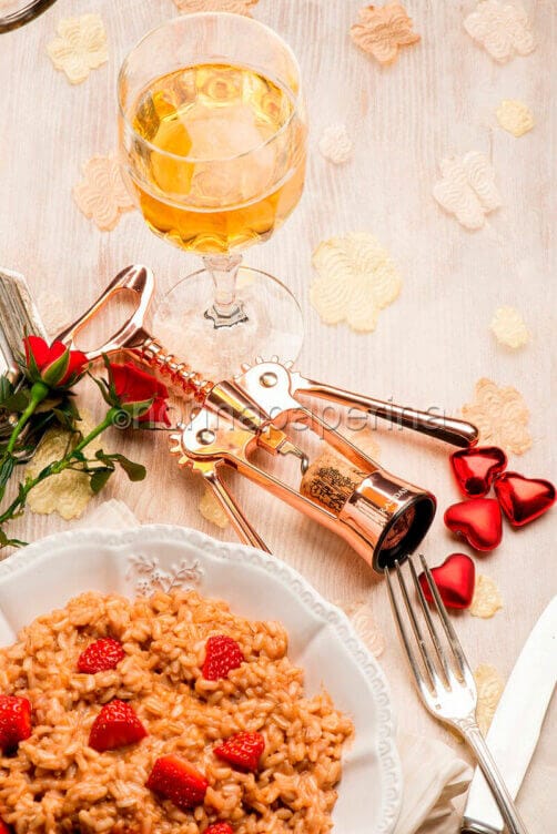 risotto fragole e sidro