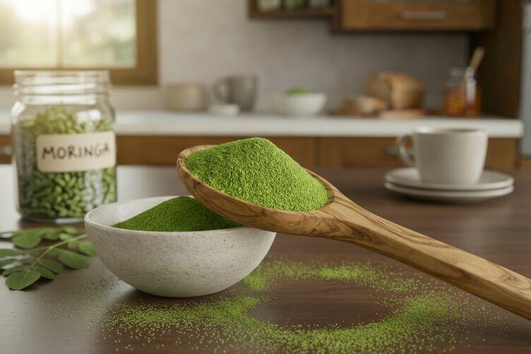 moringa in polvere