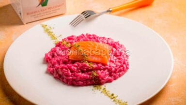 risotto alla barbabietola