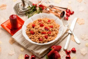 risotto fragole e sidro risotto fragole e sidro