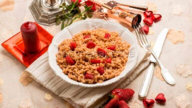 risotto fragole e sidro