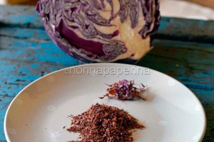 Polvere di cavolo cappuccio rosso