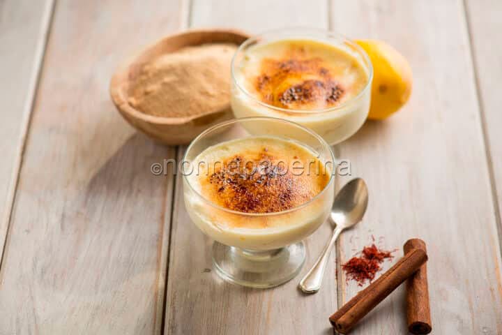 Crema catalana allo zafferano