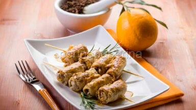 bocconcini di vitello ai chiodi di garofano e arancia