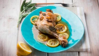 cosce di pollo al limone