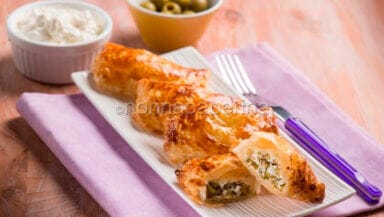 Fagottini con olive e ricotta