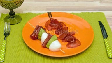 spiedini con bresaola extra