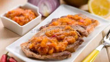 lonza di maiale al mango