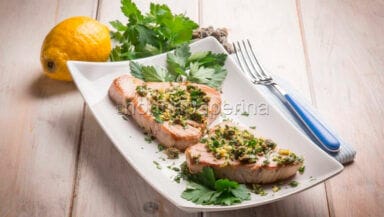tonno, limone e capperi