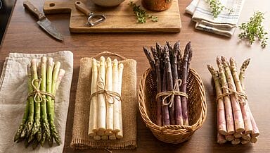 varietà di asparagi