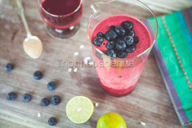 Milkshake ai frutti rossi