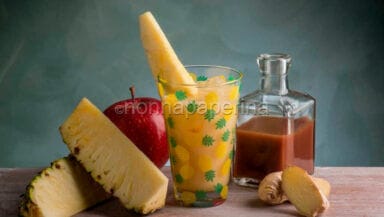 succo di ananas e mela