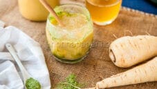 Succo di pastinaca con sciroppo allo zenzero