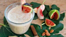 Frullato fichi e pesche, un drink merenda
