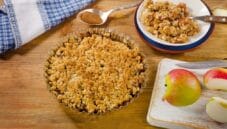 Crumble di mele, una golosità leggera