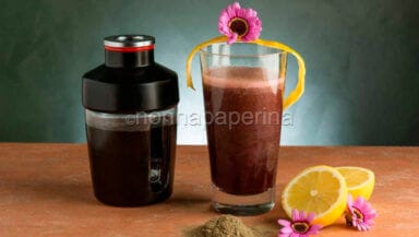 Frullato di pera e centella asiatica