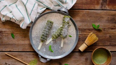 ghiaccioli al Matcha