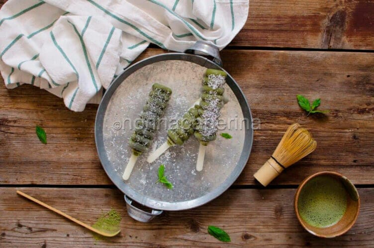 ghiaccioli al Matcha