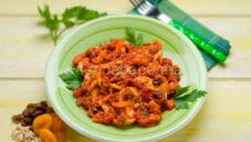 Petto di pollo alla piastra con salsa di albicocche