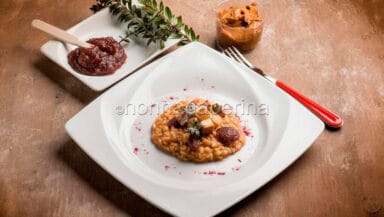 riso dolce con confettura di mirto