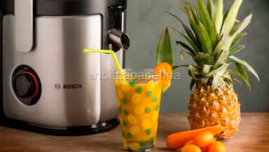 Centrifugato ananas e carota