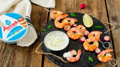 Salsa al cocco, zenzero e mascarpone