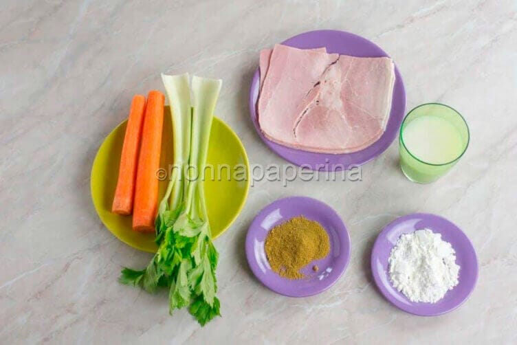 Spaghetti di prosciutto cotto