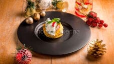 La millefoglie di patate con quenelle di ricotta, un contorno unico