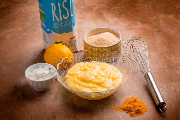 crema pasticcera vegan al limone