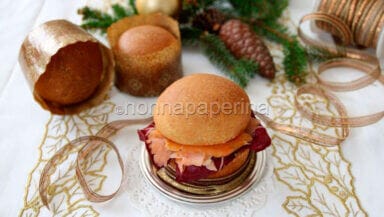 Panettoncini farciti segnaposto