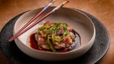 Sukiyaki di Wagyu con fonio, un piatto tutto da scoprire