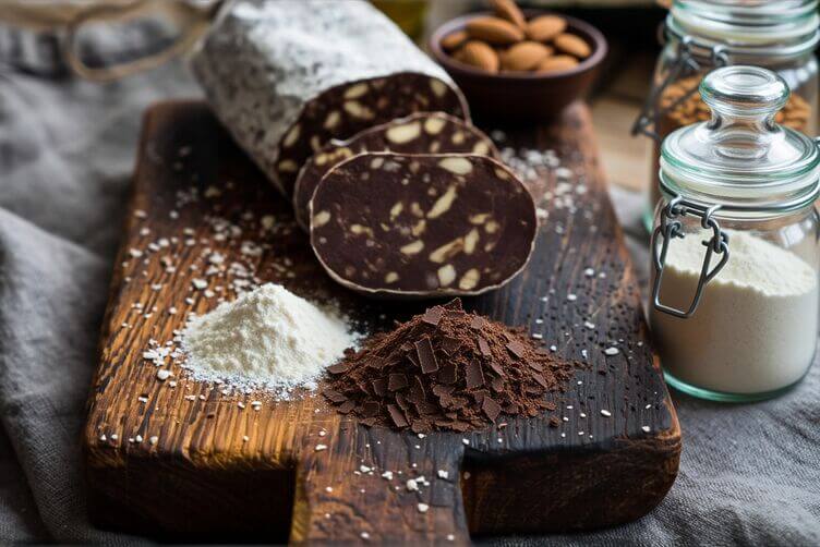 ingredienti salame di cioccolato