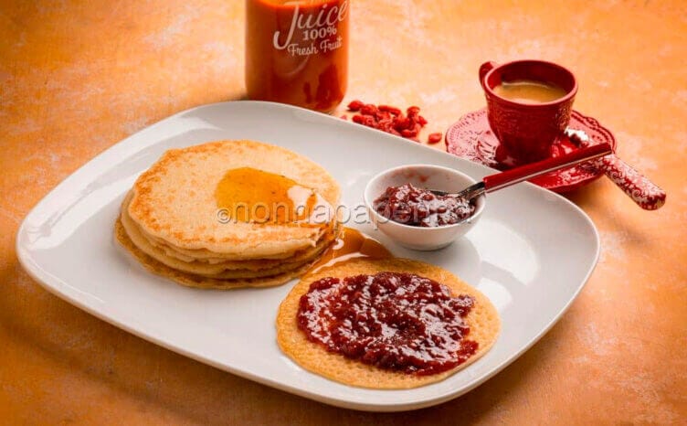 pancakes con acquafaba