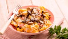 Cappelletti alla vellutata di panna, un primo piatto gustoso