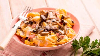 cappelletti alla vellutata di panna