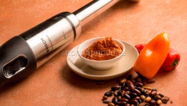 Hummus di fagioli e peperoni