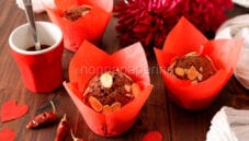 Muffins al cacao e peperoncino per San Valentino