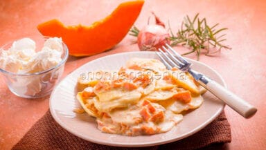 ravioli alla crema di mascarpone e zucca